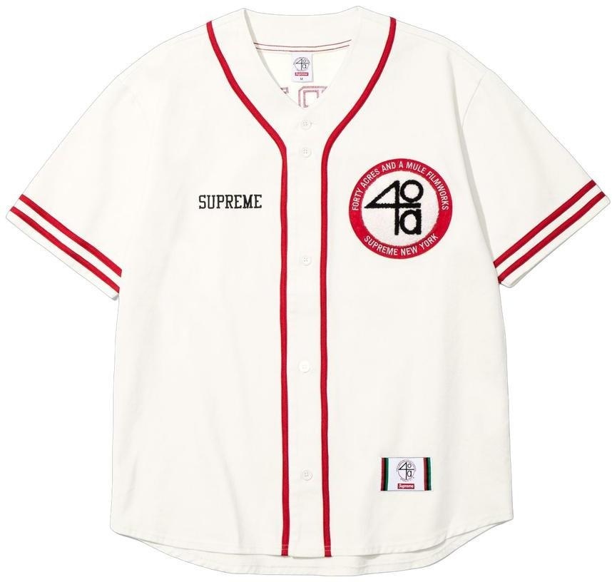 Supreme/40 Acres Twill Baseball Jersey view 9
